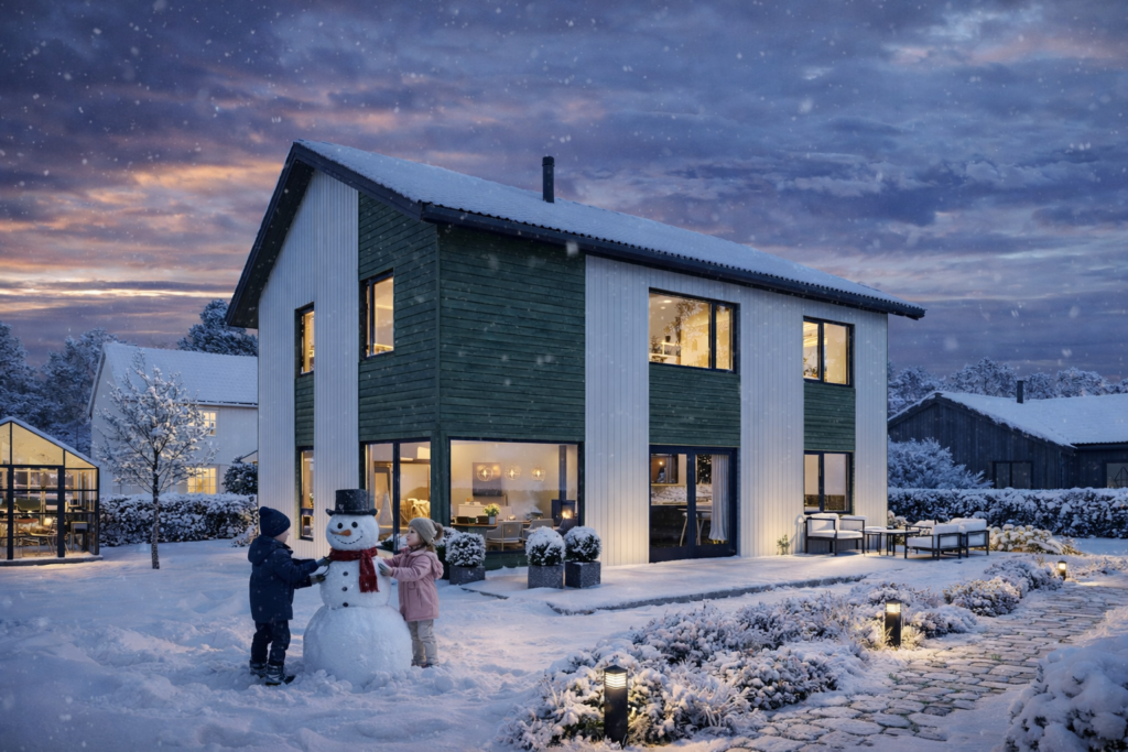 Vansjø vinter alternativ farge